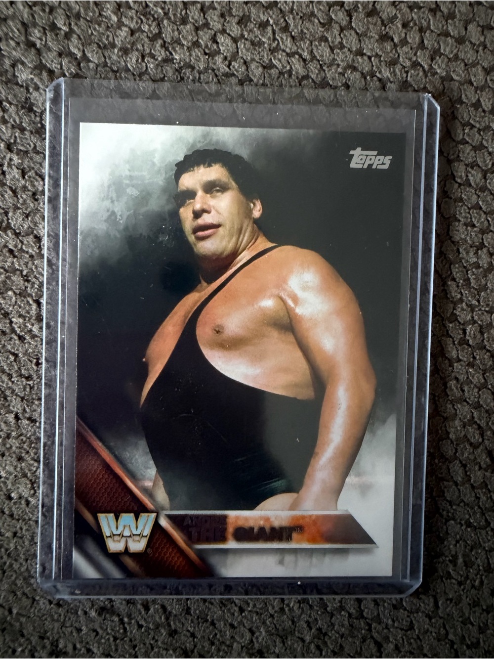 Andre The Giant Legend Topps Wrestling Trading Card